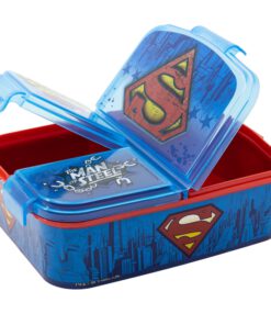 multi-compartment-sandwich-box-superman-symbol
