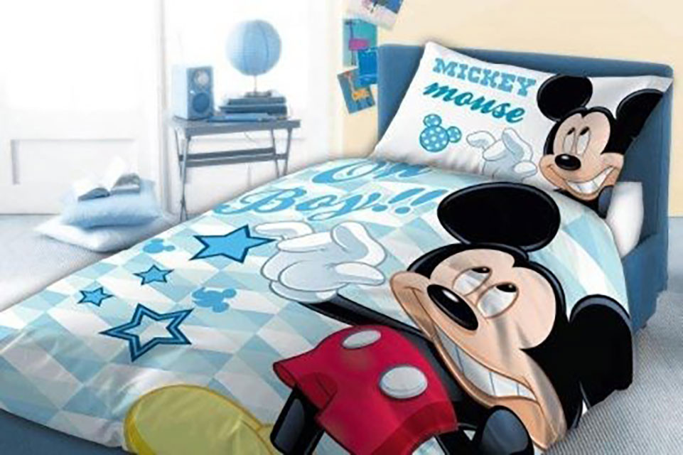 Disney Mickey Mouse Babybettwäsche 100x135 cm 