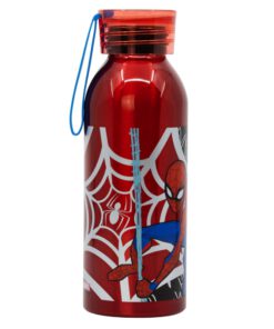 bela-aluminium-bottle-with-silicone-hanger-510-ml-spiderman-urban-web