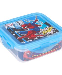 square-hermetic-food-container-500-ml-spiderman-streets