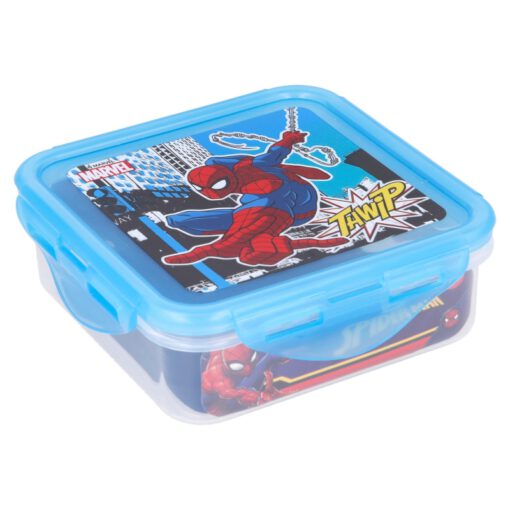 square-hermetic-food-container-500-ml-spiderman-streets