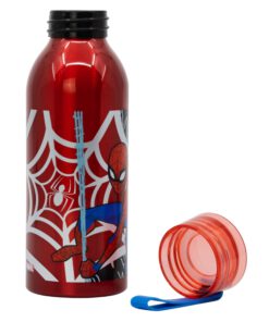 bela-aluminium-bottle-with-silicone-hanger-510-ml-spiderman-urban-web