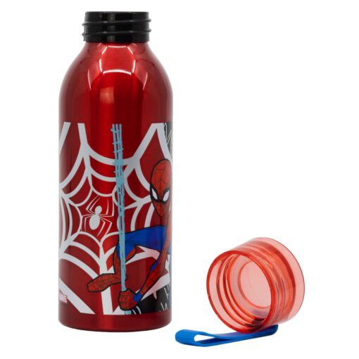 bela-aluminium-bottle-with-silicone-hanger-510-ml-spiderman-urban-web