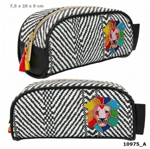 depesche-top-model-kosmetiktasche-black-white-7-5x20x9cm