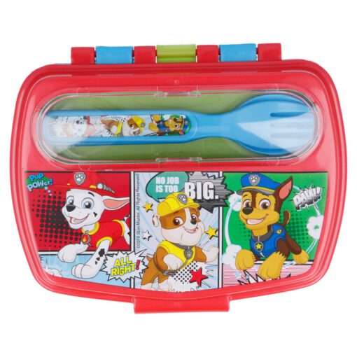 funny-sandwich-box-with-cutlerypaw-patrol-comic