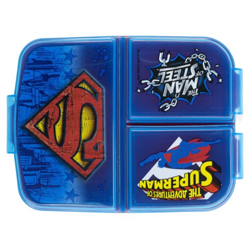 multi-compartment-sandwich-box-superman-symbol