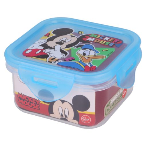 square-hermetic-food-container-290-ml-mickey-cool-summer