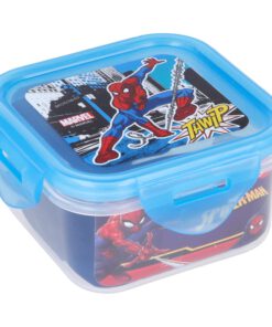 square-hermetic-food-container-290-ml-spiderman-streets