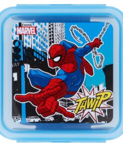square-hermetic-food-container-500-ml-spiderman-streets