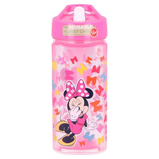 square-water-bottle-530-ml-minnie-so-edgy-bows