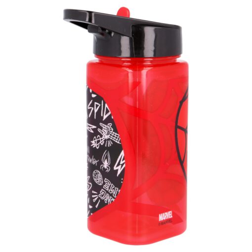 square-water-bottle-530-ml-spiderman-urban-web