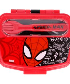 funny-sandwich-box-with-cutlery-spiderman-urban-web