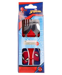 2-pcs-elliptical-metallic-cutlery-set-spiderman-full-web
